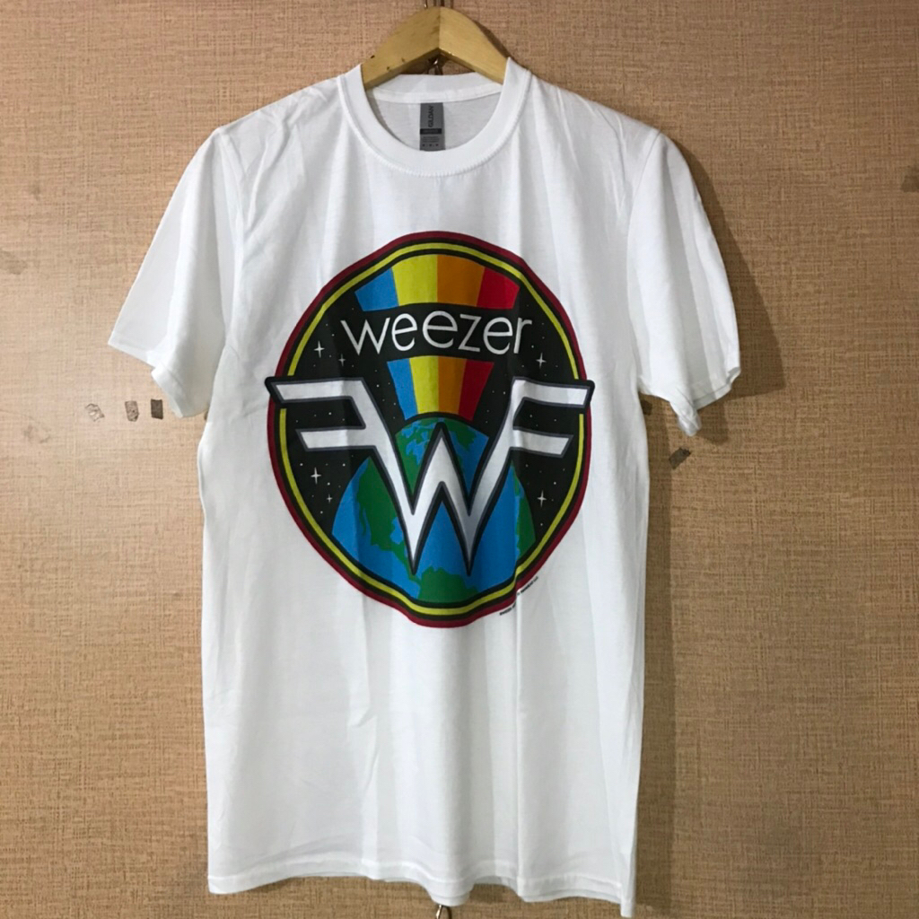 KAO BAJU BAND WEEZER OFFICIAL MERCH IMPORTORIGINAL GILDAN LOGO PARAMORE ASH
