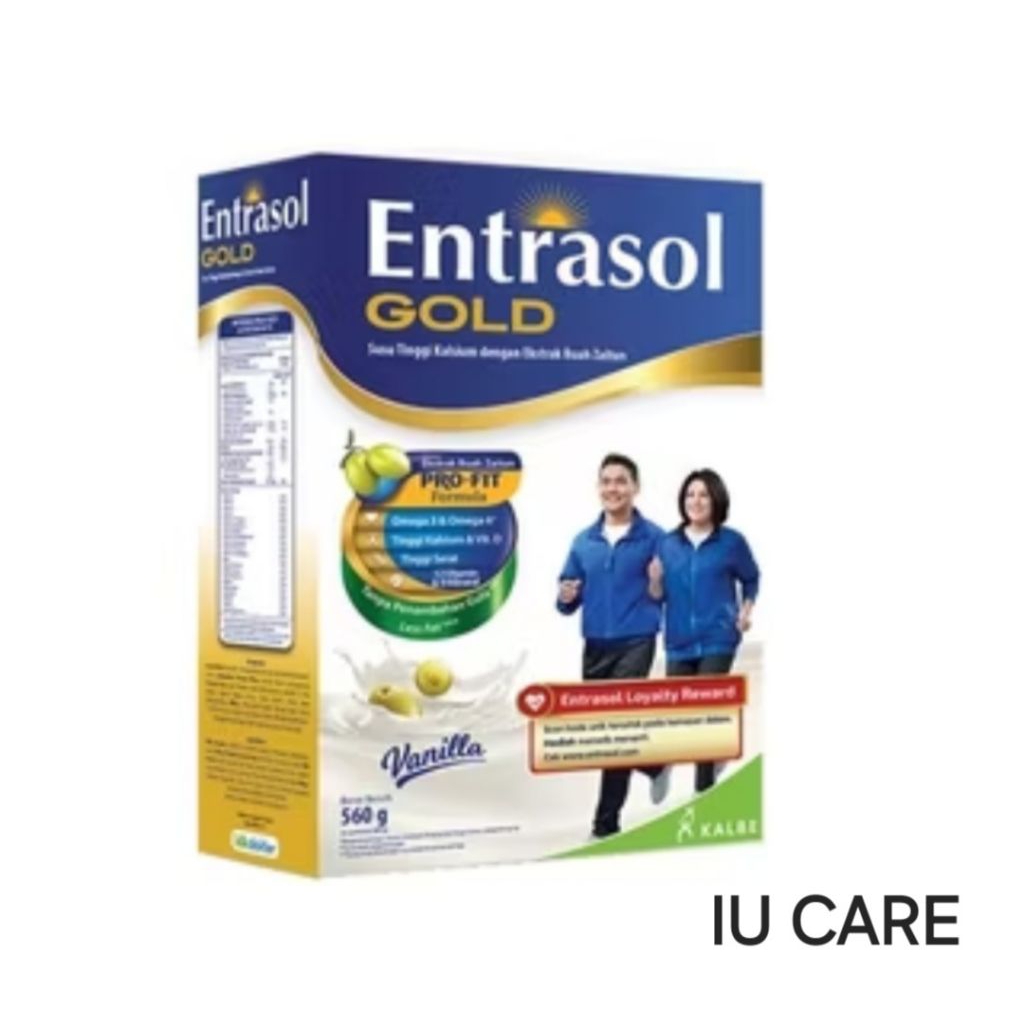 

Entrasol Gold 560gram Vanilla/Susu Tinggi kalsium dengan ekstra buah zaitun/Susu Kesehatan/powder