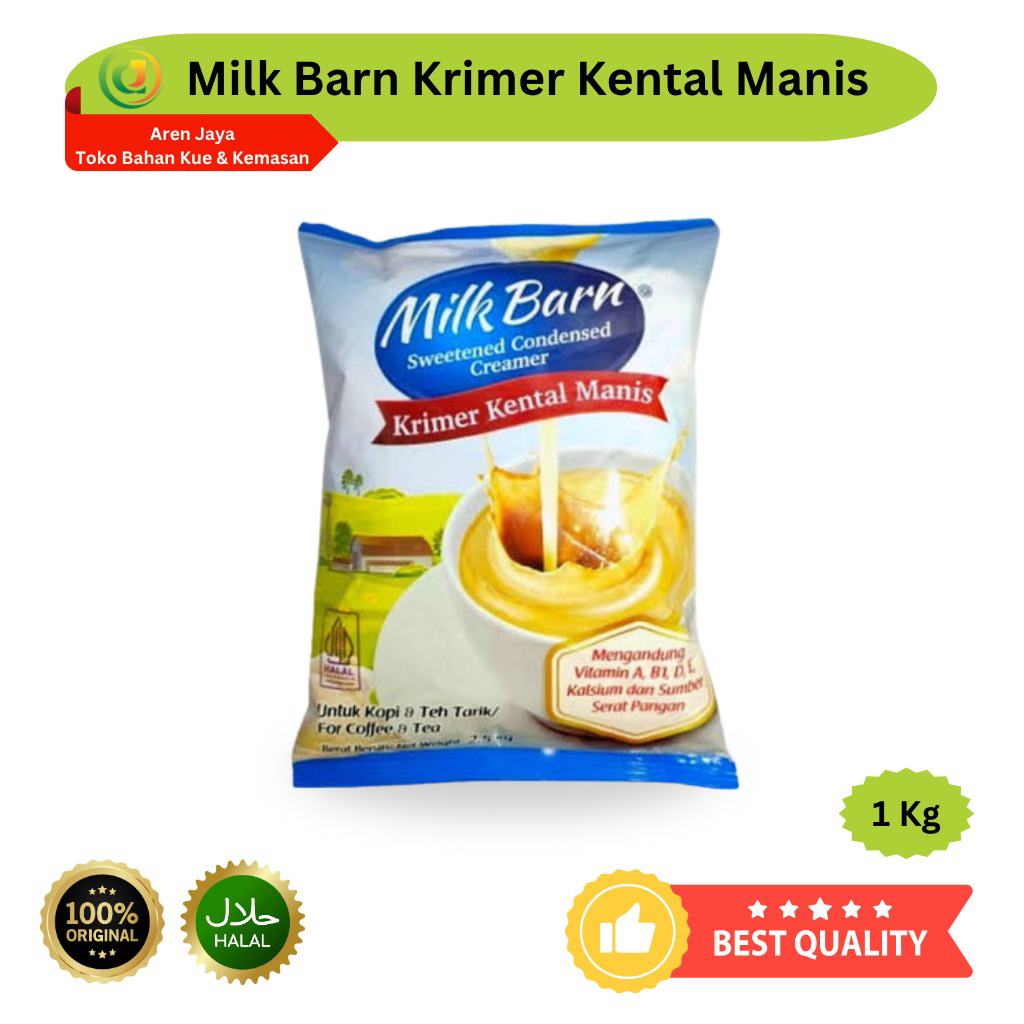 

Milk Barn Krimer Susu Kental Manis Pouch 1 Kg Original