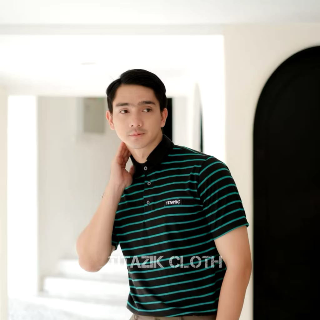 Kaos Pria Salur Kasual Distro T-shirt