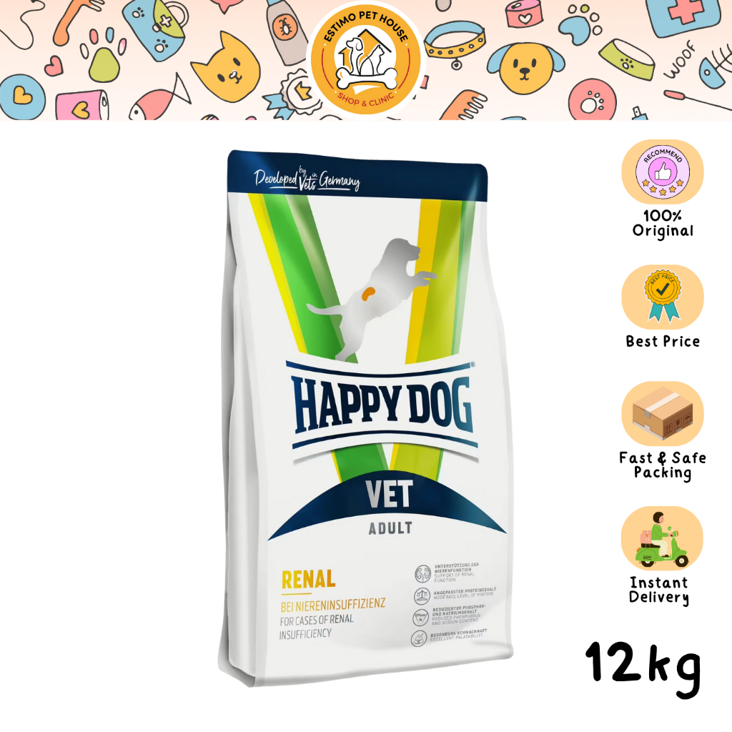 HAPPY DOG Vet Renal 12kg Makanan Kering Anjing