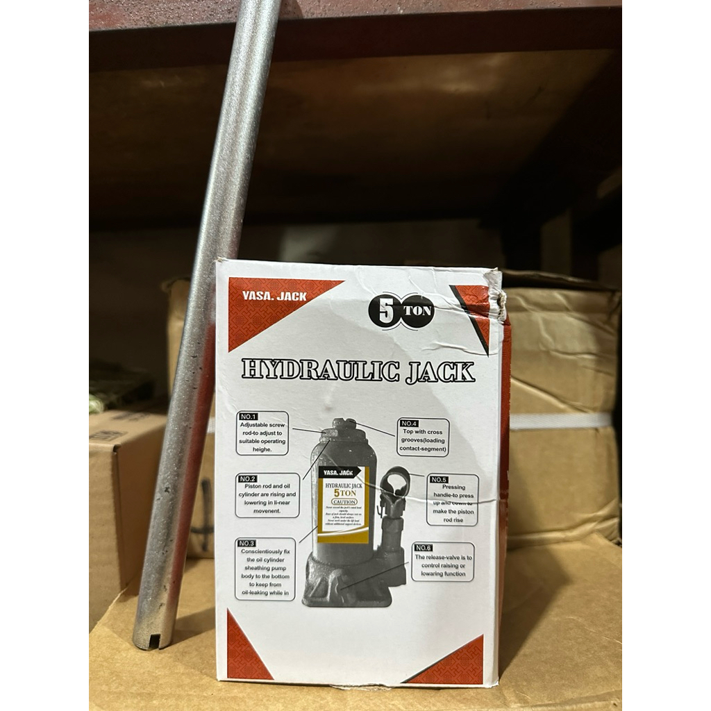 Hidrolik hydraulic jack / dongkrak botol 5ton