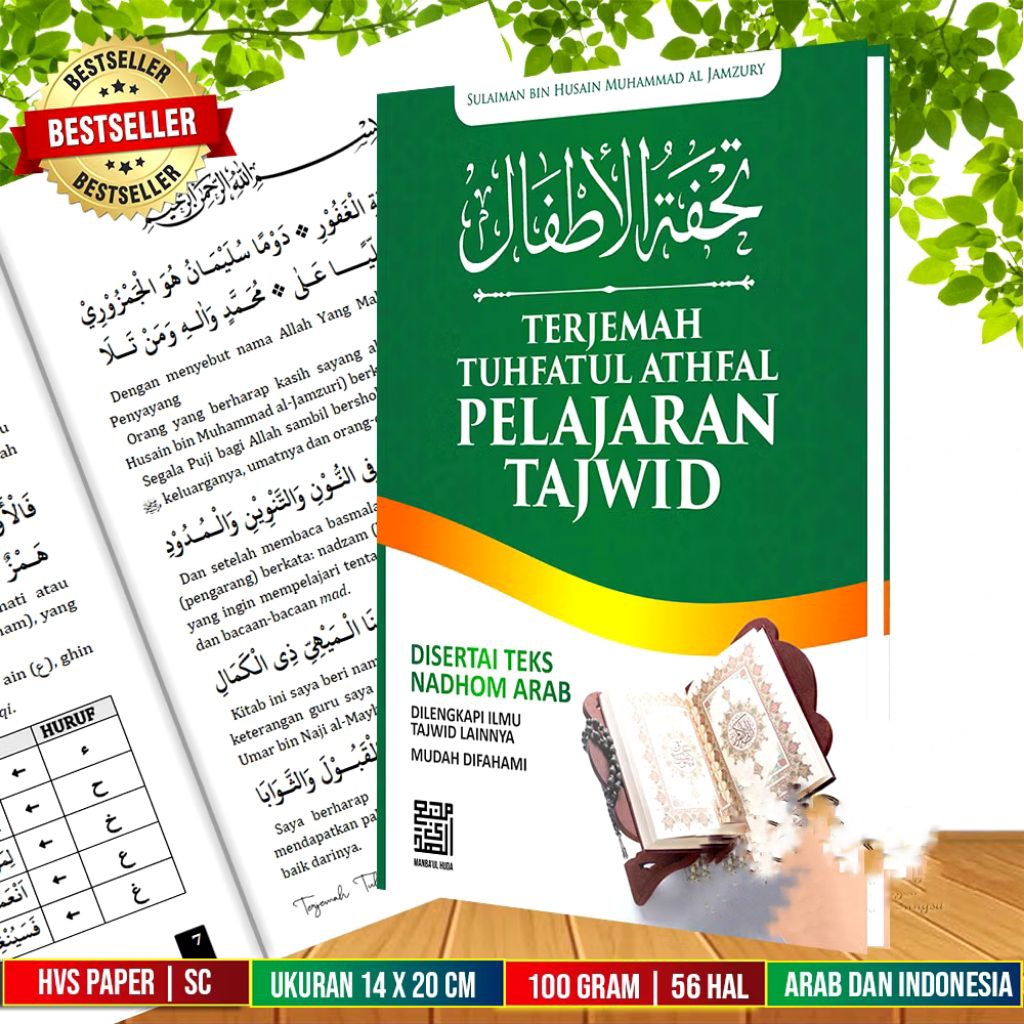 Terjemah kitab TUHFATUL ATHFAL ilmu Tajwid