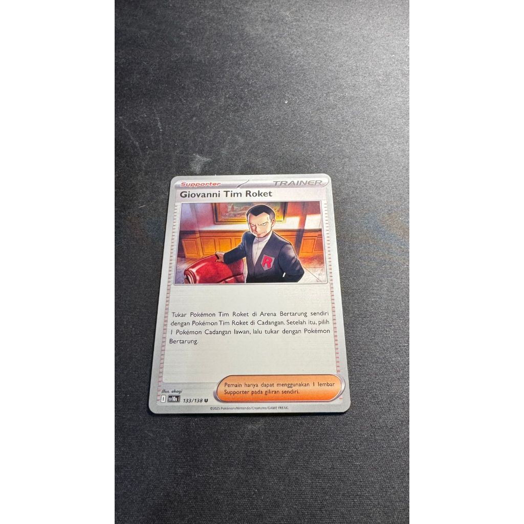 TCG Trainer Giovanni Tim Roket