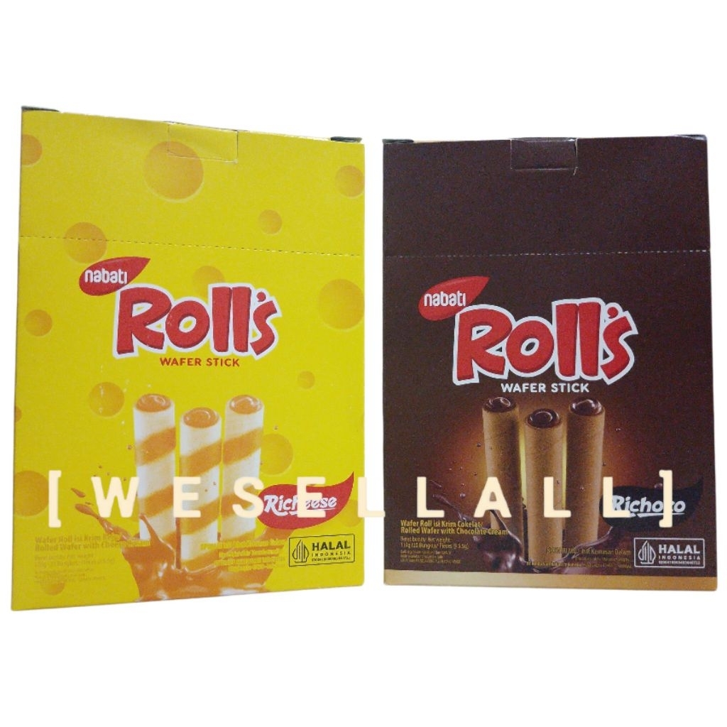 

Nabati Rolls 110 gr (20 Bungkus @ 5.5 gr) | 0107AAA