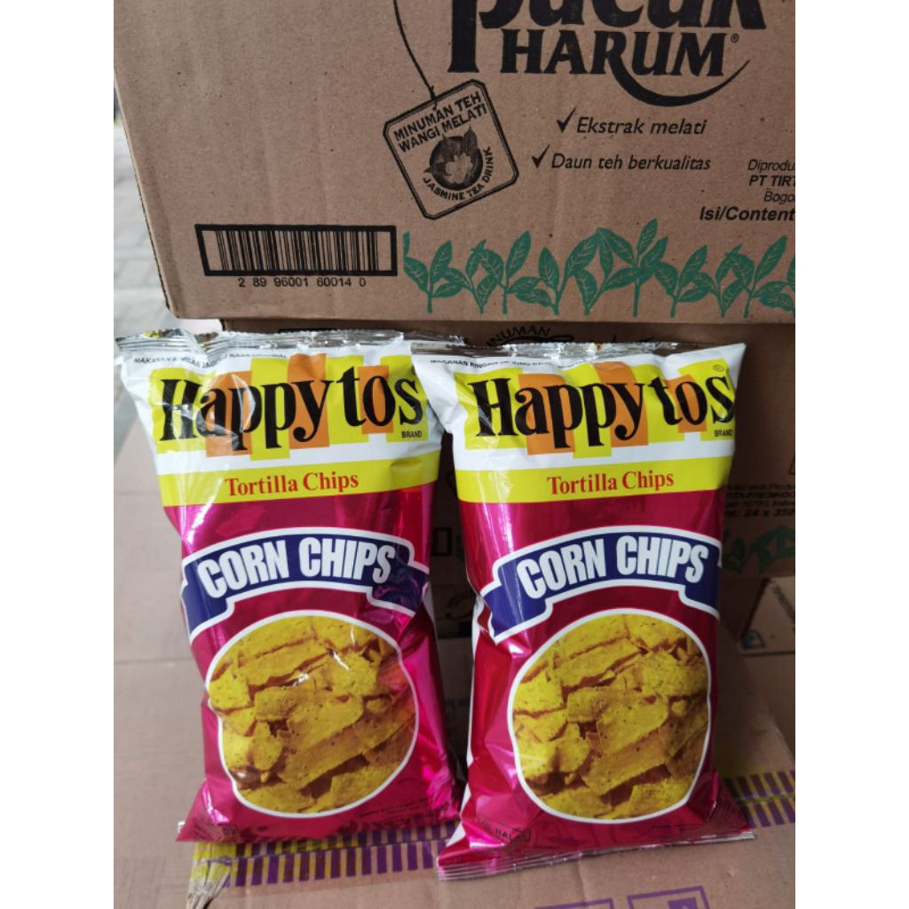 

PROMO Happytos Happy Tos Tortilla Chips Jagung 140g / Happy Tos Jagung Kemasan Merah