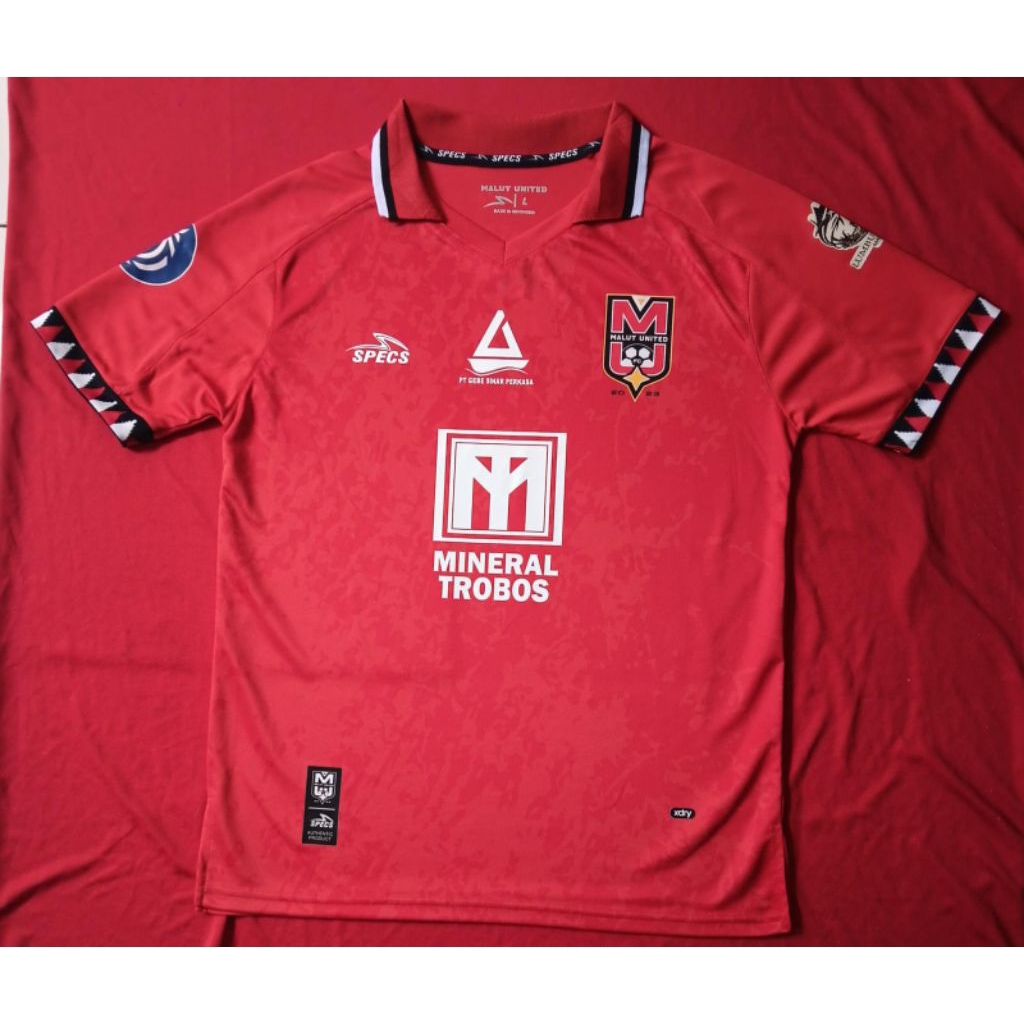 jersey malut united home 2024/2025 baju  jersey sepakbola malut united