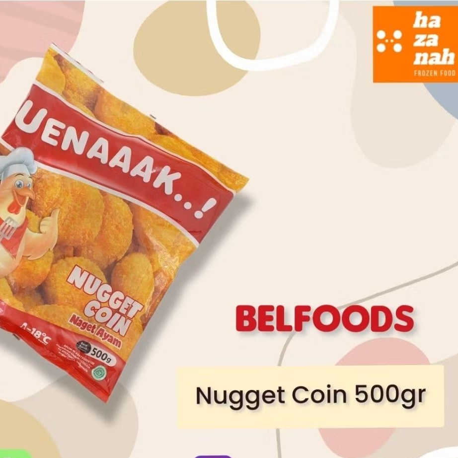 

Belfoods Uenak Nugget Coin 500gr
