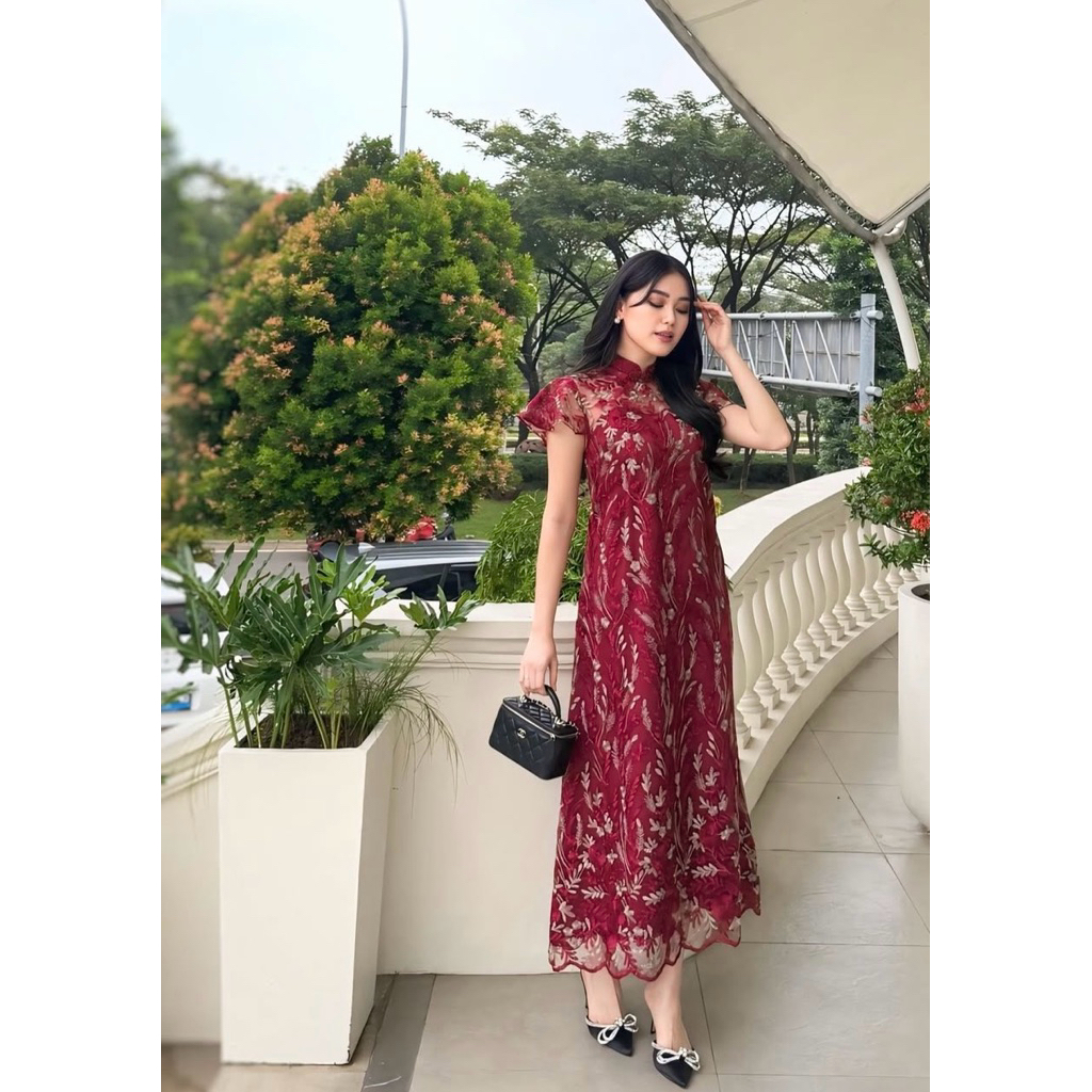 HELENA (maxi dress baju pesta tulle by FEVRIERSTORE)