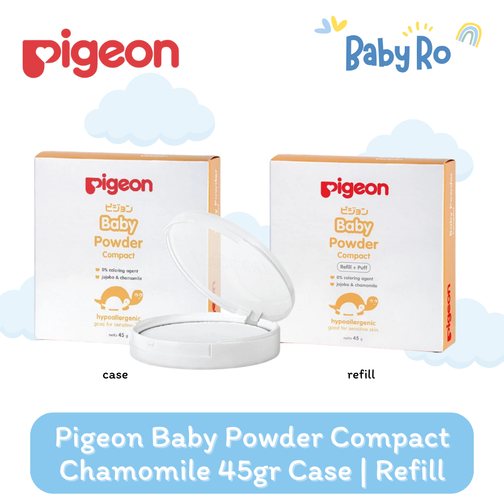 d'Bezt Bedak Padat Bayi Bedak Pigeon Padat Bayi Bedak Padat Pigeon PIGEON Baby Powder Compact 45gr