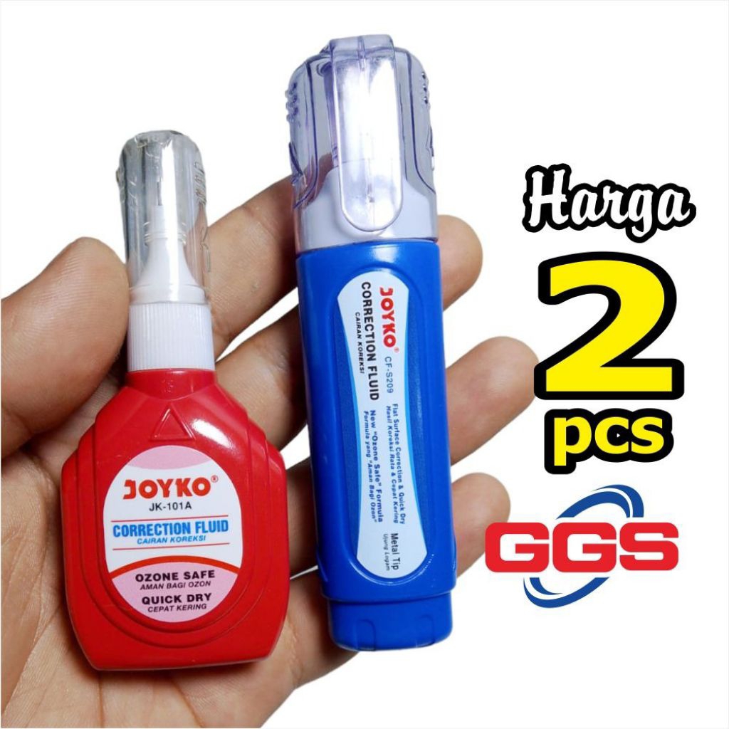 

PROMO TIP-X, TIPEX, TIP EX, TIPE - X, CORRECTION PEN JOYKO HARGA 2 PCS