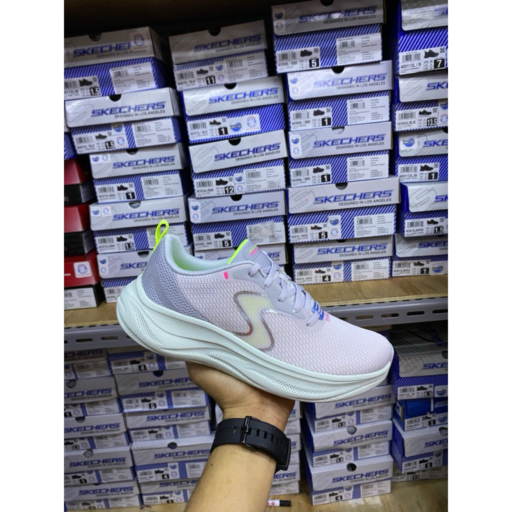 sepatu skechers original wanita /Skechers sport skech cloud womens fitnes shoes-grey