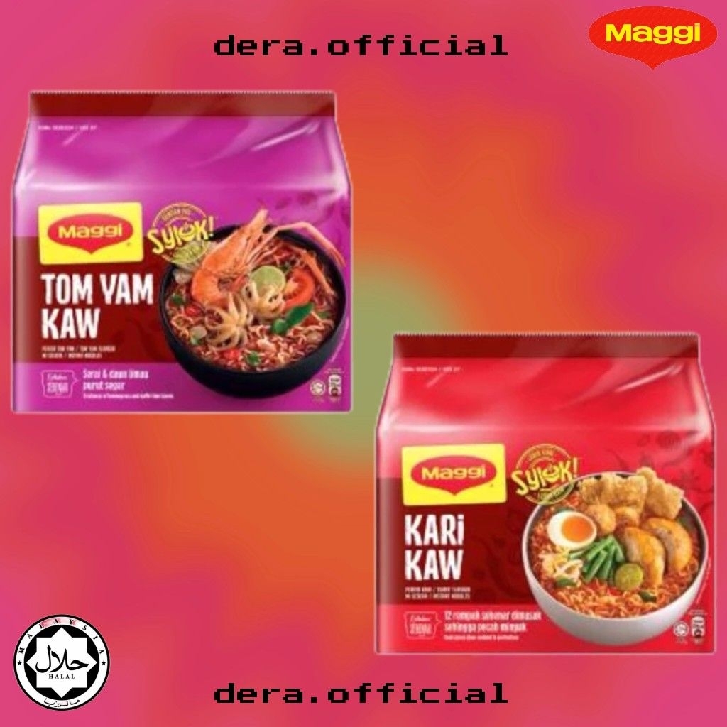 

mi maggi syiok tom yam kaw & kari kaw
