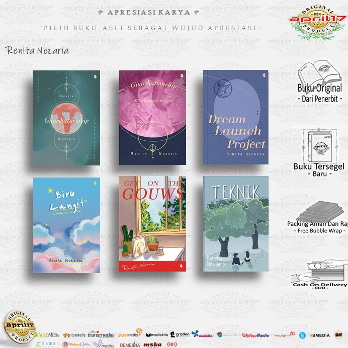 KODE Q42U Novel Karya Renita Nozaria  GUARDIATIONSHIP  GUARDIATIONSHIP SILVER LINING OF THE CLOUD  D