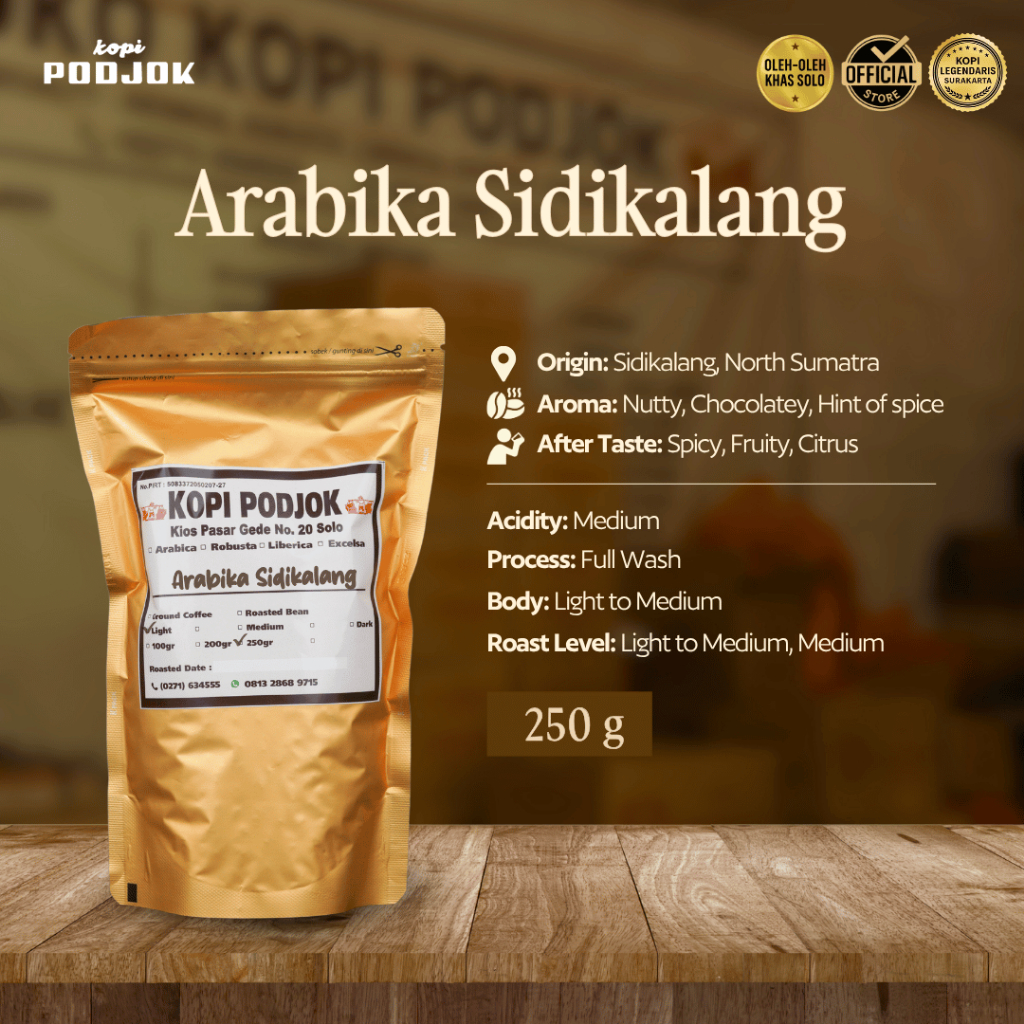 

Kopi Arabika | Arabika Sidikalang | Kopi Podjok