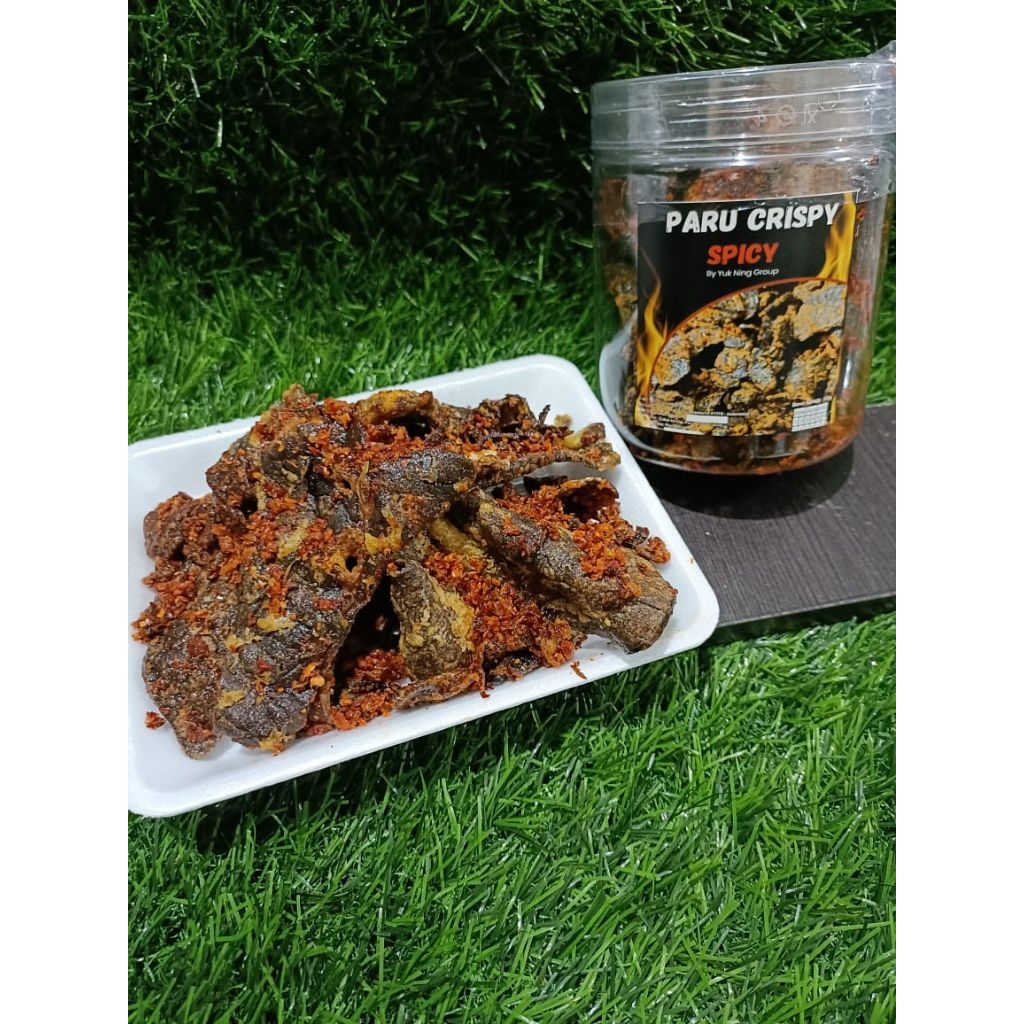 

Instan/sameday Kripik paru crispy pedas spicy by yukning 150 gram