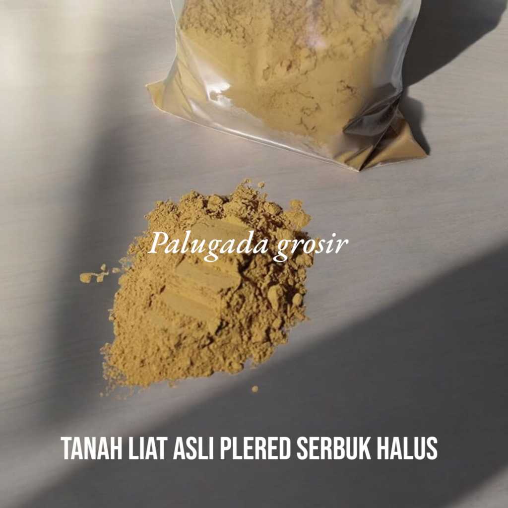 

Tanah liat bubuk / powder / serbuk super halus - 500G