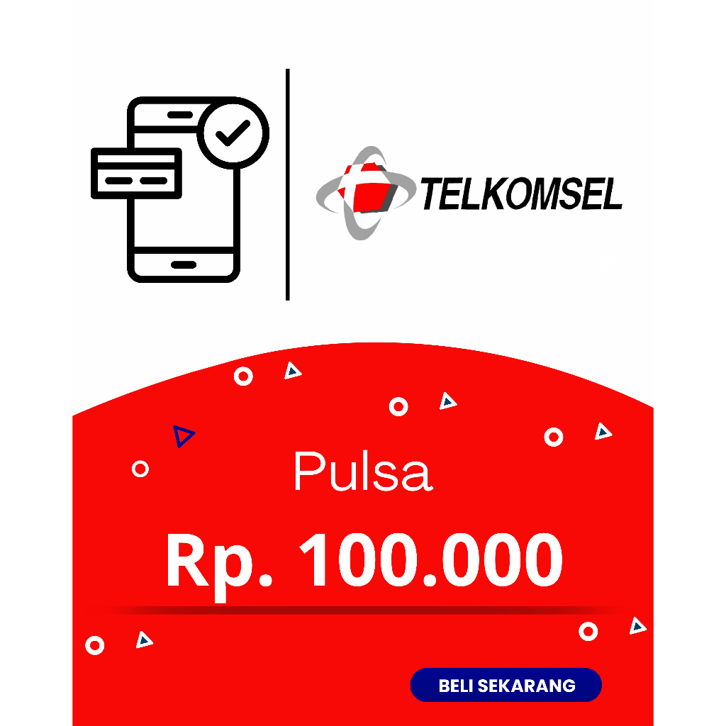 Pulsa Reload/Mobile Telkomsel - Rp. 100.000