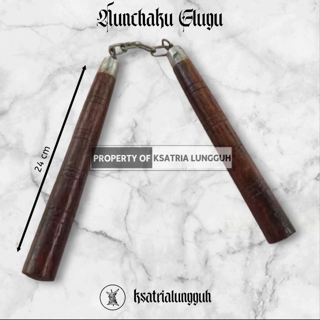 Nunchaku / double stick kayu ruyung