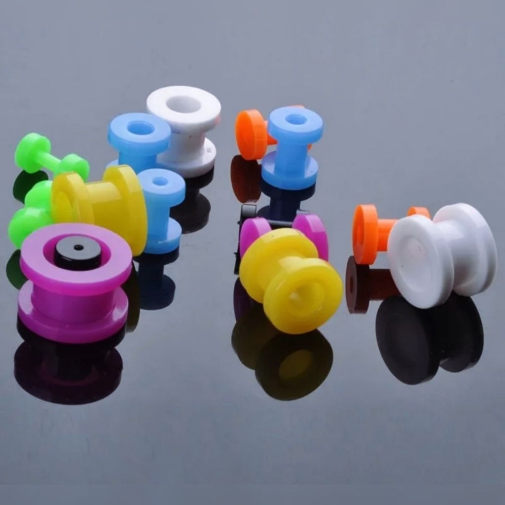 PIERCING AKRILIK / PIERCING AKRILIK WARNA / PIERCING EAR PLUG / PIERCING PLASTIK / PLONG PLASTIK
