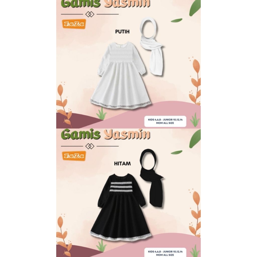 GAMIS YASMIN BY FAZA JUNIOR