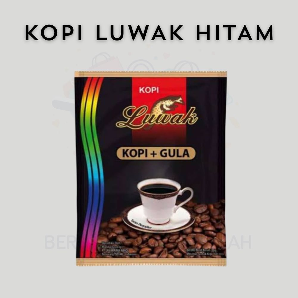 

Kopi Instan Luwak Hitam / Kopi + Gula Instan