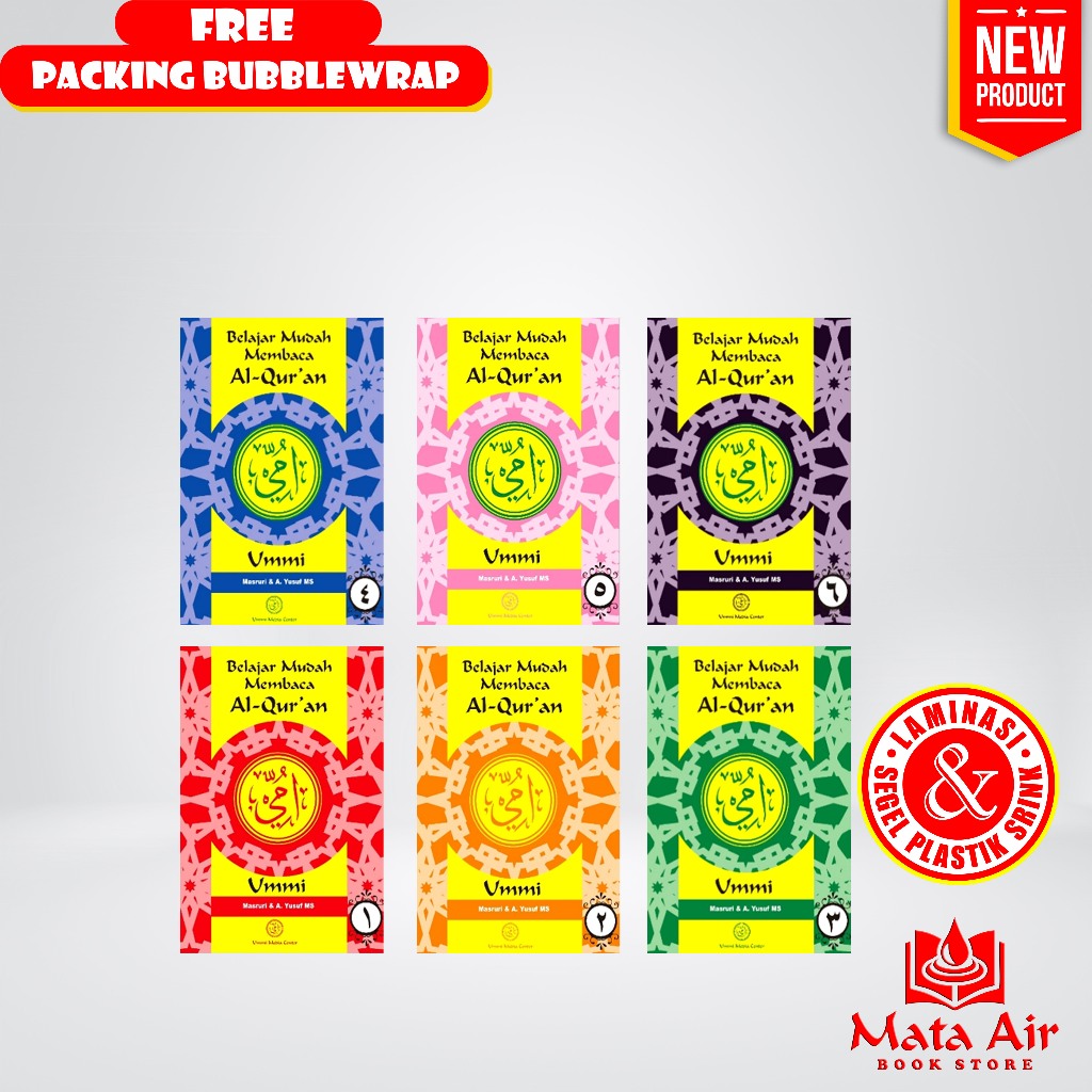 Buku Metode Ummi Lengkap - Belajar Membaca AL QURAN / Buku UMMI