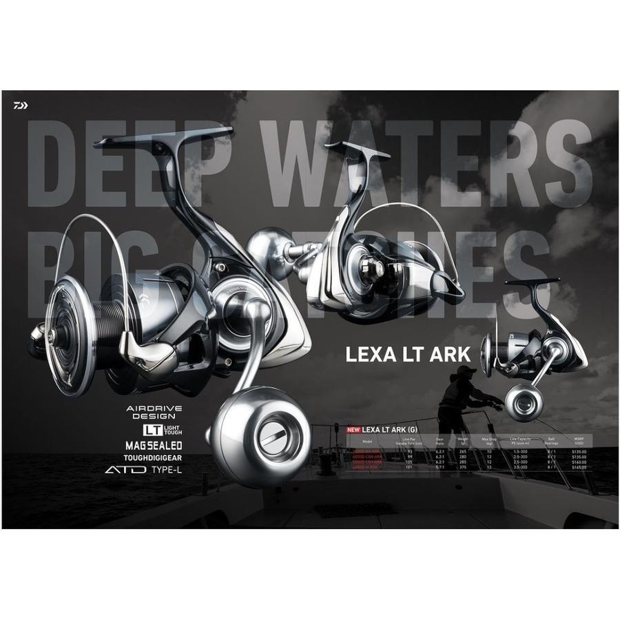 Gulungan Pancing Reel Daiwa 2023 Lexa LT ARK Spinning Reel Pancing - LT3000D-XH-ARK