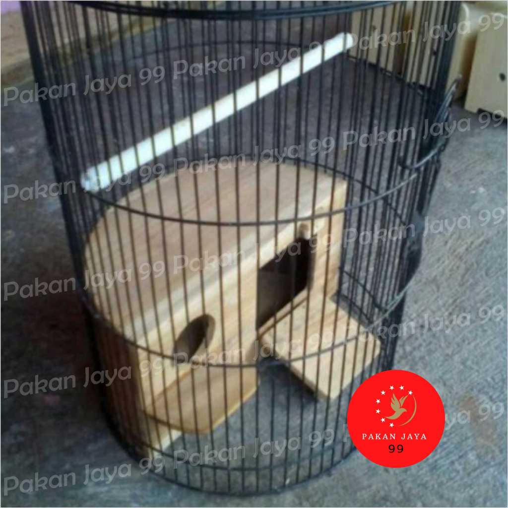 Glodok Glodog Setengah Lingkaran Sangkar Kapsul Besi Lovebird Kandang Ternak Rumah Burung Parkit