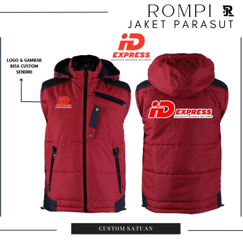 ROMPI CUSTOM ID EXPRESS HOODIE TEBAL PARASUT