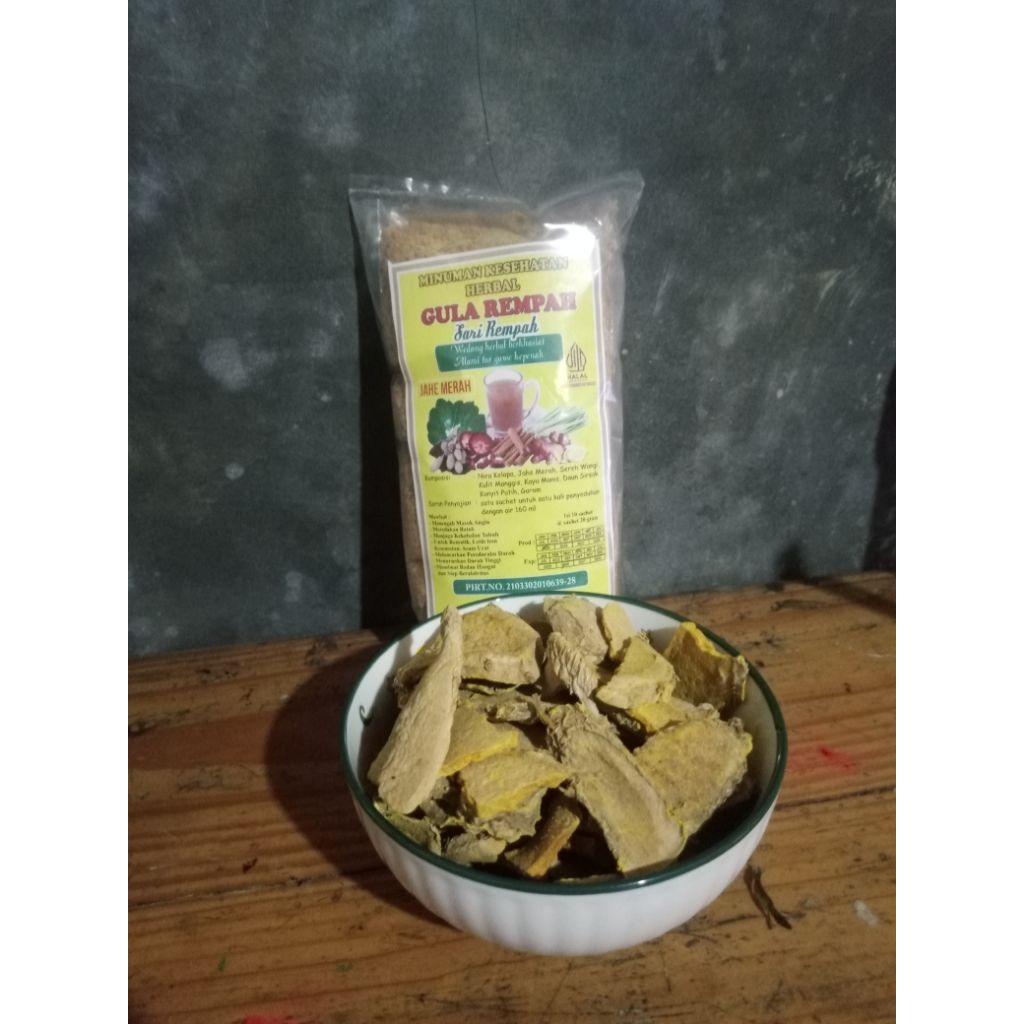 

Sari Jahe Merah siap seduh 10 saset per bungkus