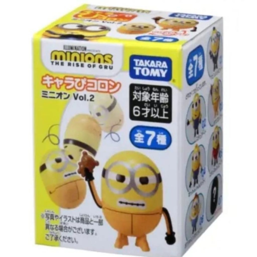 mainan figure minion takara tomy