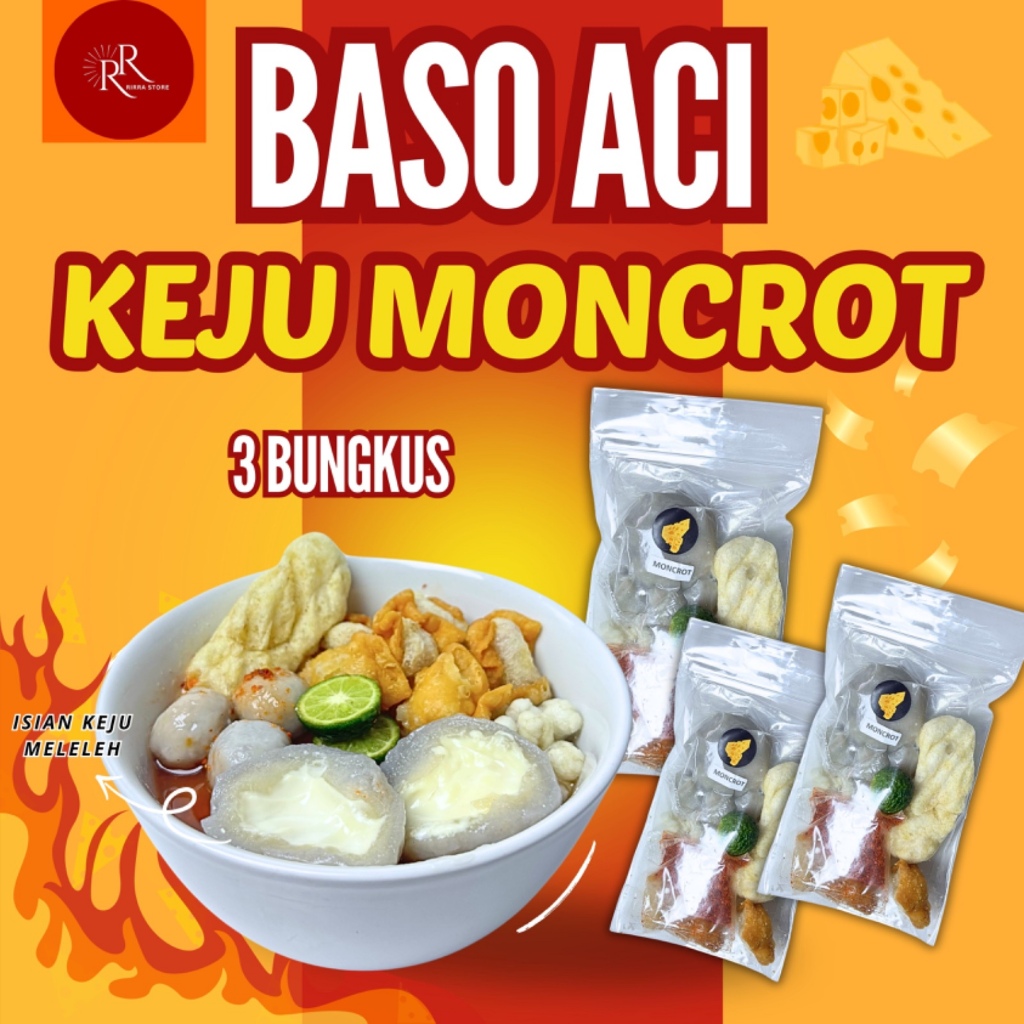 

PAKET GIURR 3 BUNGKUS BASO ACI KEJU MONCROT KEMASAN EKONOMIS HOT MELT HOTPOT INSTAN
