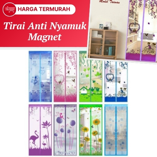 Tirai Nyamuk Tirai Anti Nyamuk Magnet Tirai Magnet Tirai Nyamuk Magnetis Model Thailand