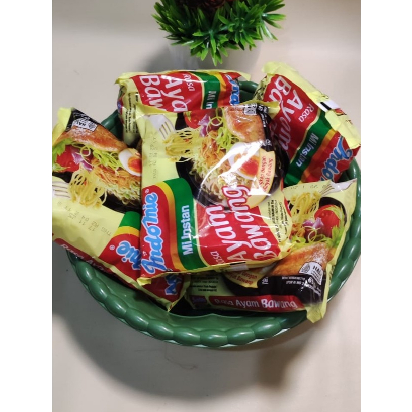 

Indomie Rasa Ayam Bawang (69 gram) @5pcs + Baskom