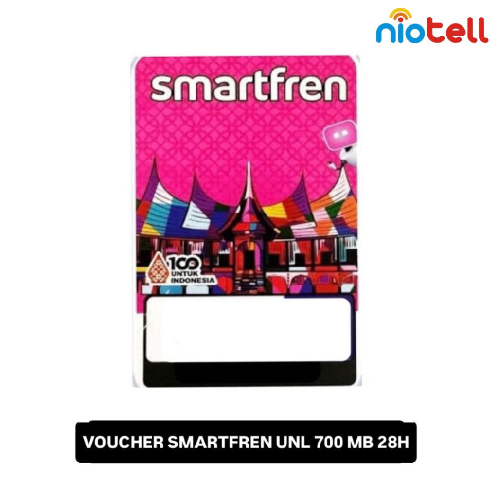 Voucher Smartfren Unlimited 1GB/Hari - Masa Aktif 28 Hari - Internet Cepat dan Stabil I Paket Data I