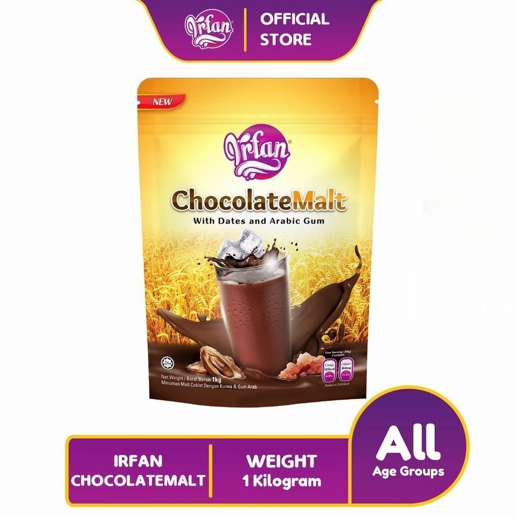 

Chocolate Malt 1kg – Minuman Cokelat Kurma + Arabic Gum Coklat bubuk 1kg
