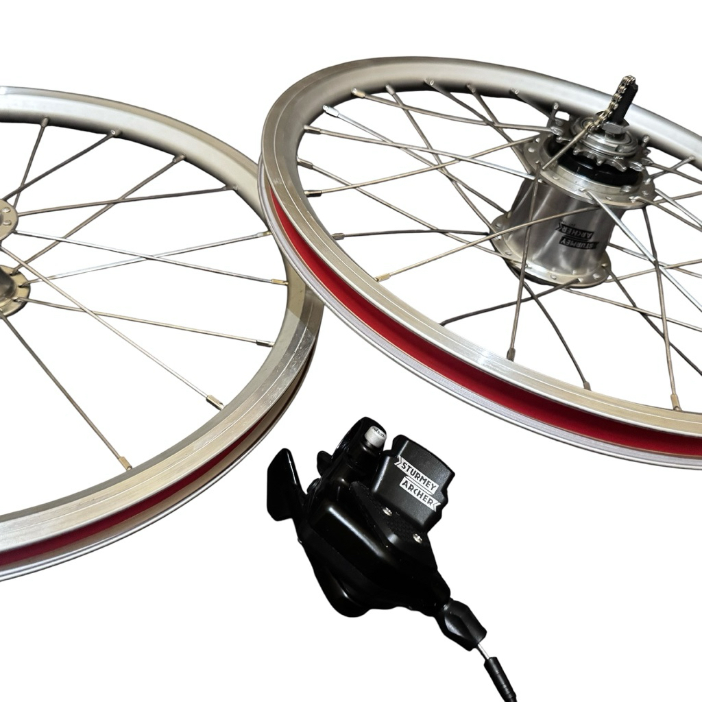 WHEELSET + SHIFTER STURMEY ARCHER INTERNAL GEAR 3 SPEED