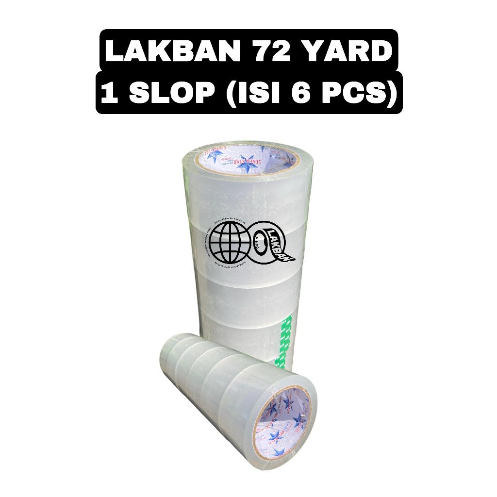 

Lakban Bening 72 Yard 1 Slop (Isi 6 Pcs)