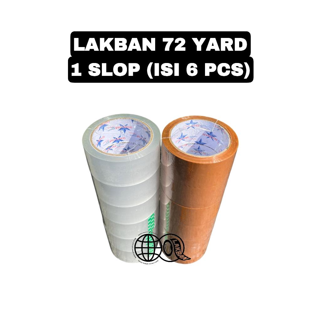 

Lakban Putih dan Bening 72 Yard 1 Slop (isi 6 pcs)