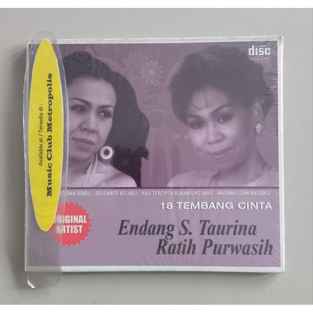 CD ENDANG S.TAURINA & RATIH PURWASIH - 18 TEMBANG CINTA