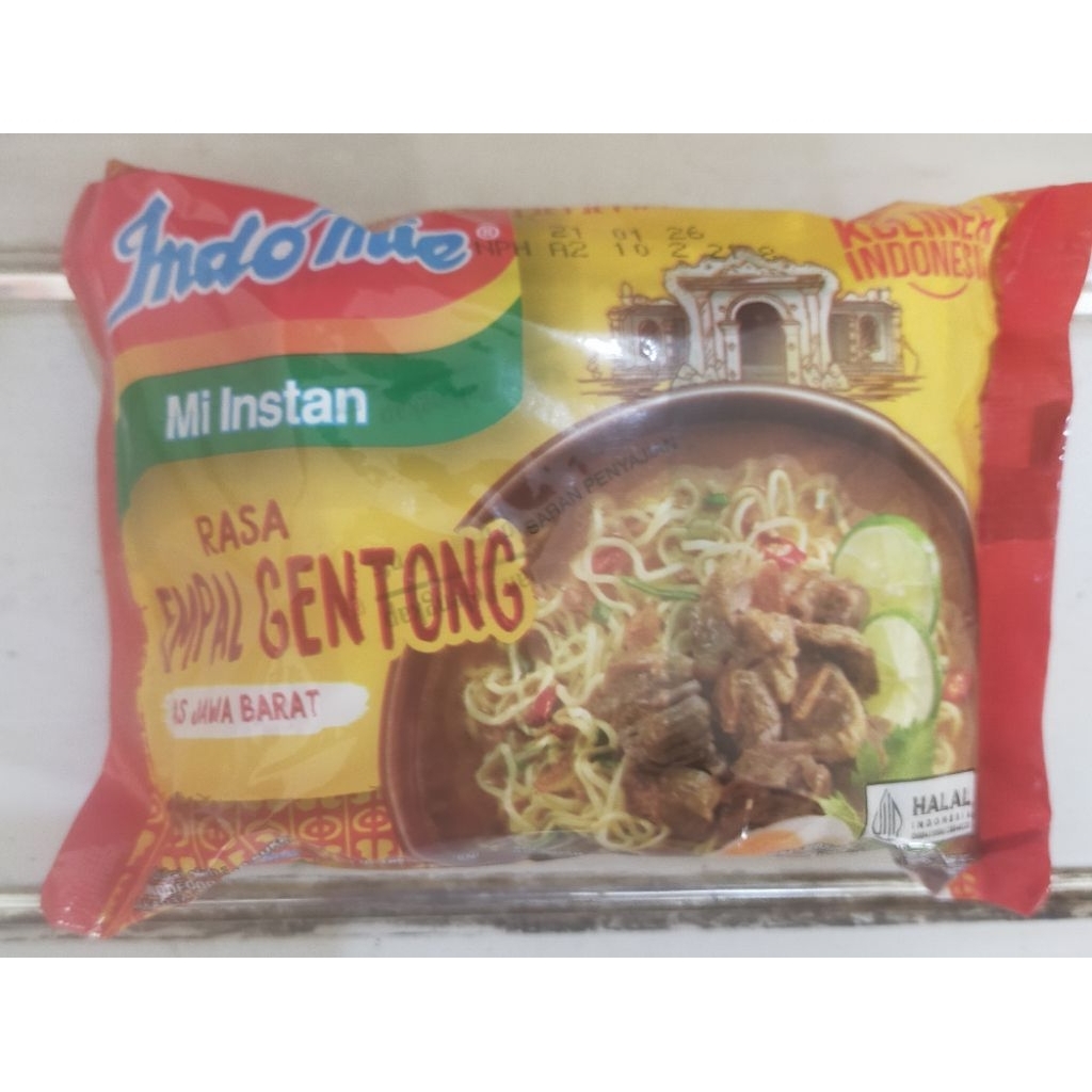 

Indomie Empal Gentong 75Gr