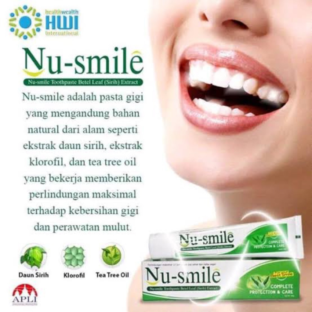 NU SMILE HWI ORIGINAL 100% / NU SMILE HWI / PASTA GIGI MU SMILE HWI / PASTA GIGI PEMUTIH HWI