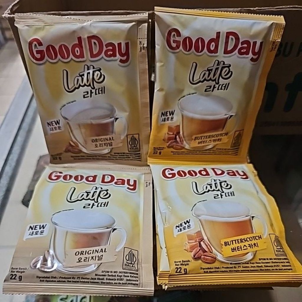 

Good Day Korean Latte Original / Butterscotch Sachet