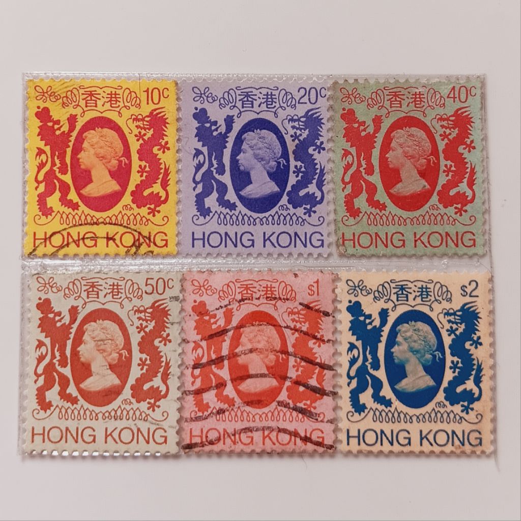 

(AG) Perangko Hong Kong 1982 Queen Elizabeth II (1982-1987) Set 6 pcs Used