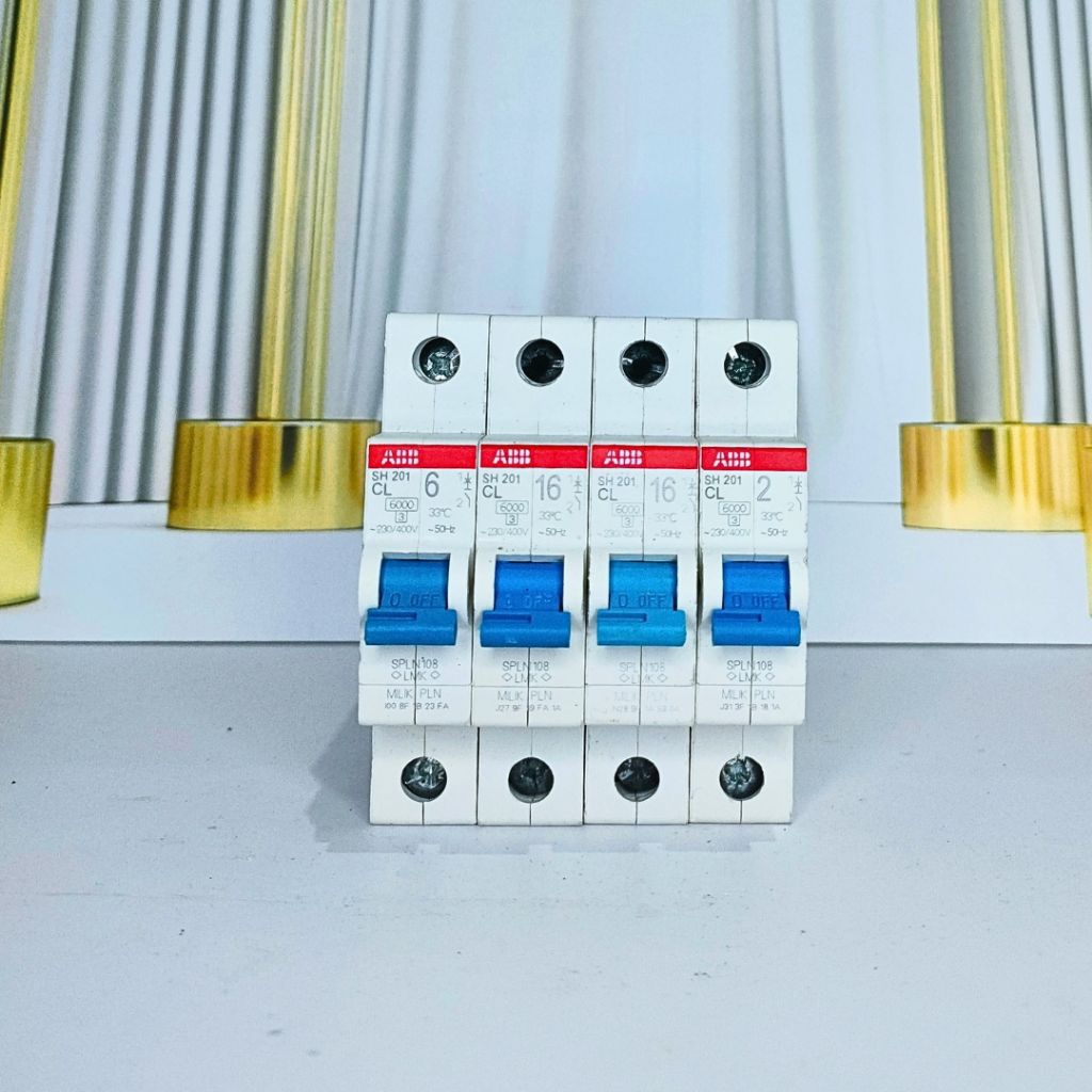 MCB PLN ABB sh201 mcb modif anti jeglek 2a modif 4-50a