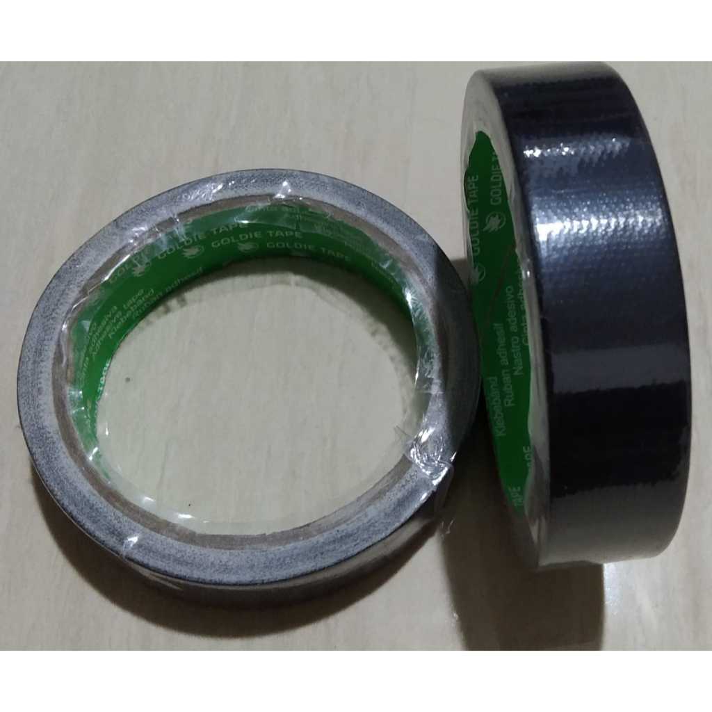 Cloth Tape/ Lakban Kain Hitam 1Inch 24mmx8m