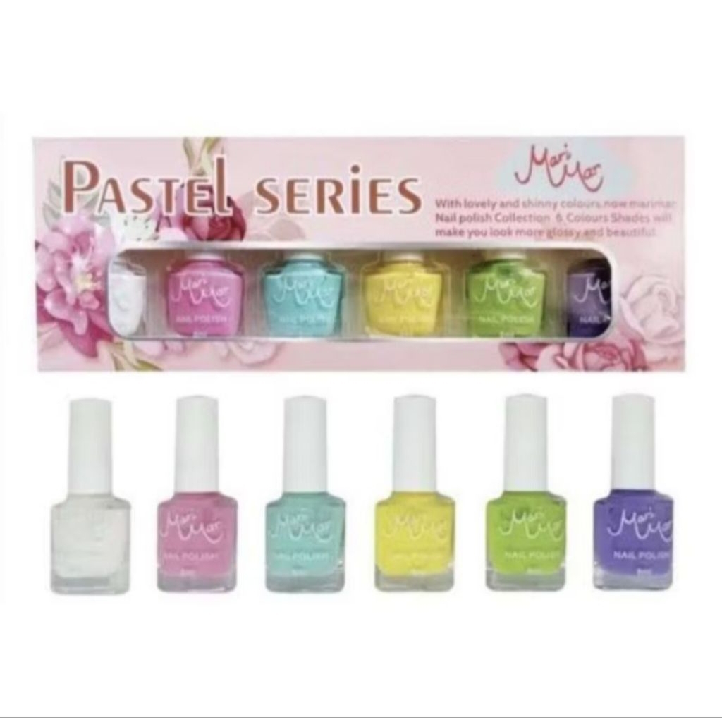 Marimar Kutek Pastel Series Isi 6 Warna