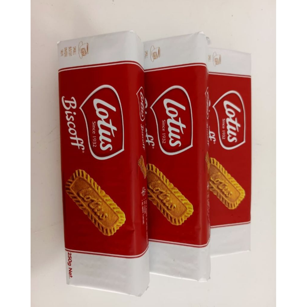 

LOTUS BISCOFF BISKUIT LOTUS 250GR/ BISKUIT HIASAN KUE