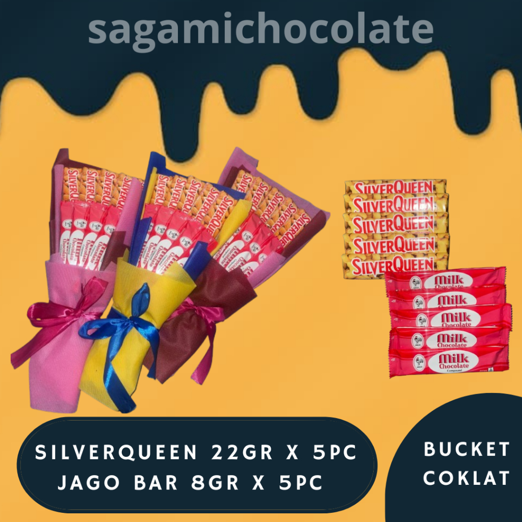 

Buket Coklat Silverqueen JAGO JADUL / Buket Wisuda Murah / Buket Kado Ulang Tahun / Buket Perpisahaan / Buket Coklat Cantik Kado Ulang Tahun / Coklat Valentine